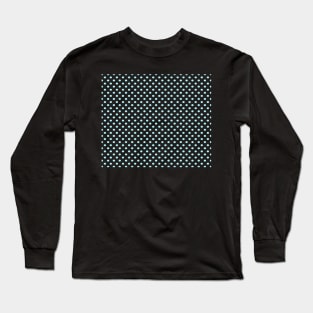 Powder Blue Polka Dot Pattern Long Sleeve T-Shirt